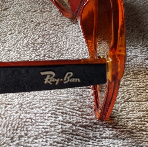 Ray-Ban Sunglasses 55 21-145 Orange and Black - Picture 4 of 4